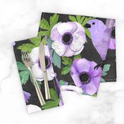 Purple Paper Anemone Collage