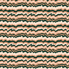 succulent stripes neutral and dark green