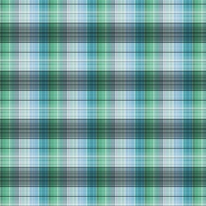  Blue green plaid checkered