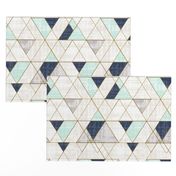 Mod Triangles Navy Mint