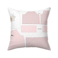 Organic cotton knit PLUSH LIFE sleepover set pink style #1002
