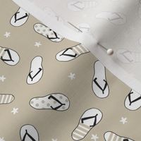 flip flop fabric // sandals summer beach sand fabric cute andrea lauren design - sand