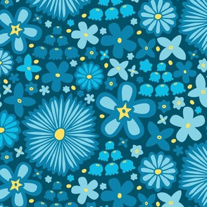 Spring Meadow (Dark Blue)