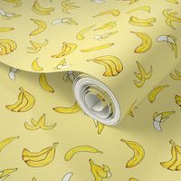 Illustrated bananas in Yellow