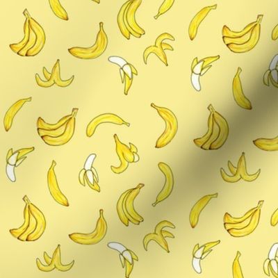 Illustrated bananas in Yellow