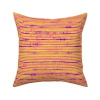 Seismic Shibori - orange, purple