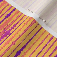 Seismic Shibori - orange, purple