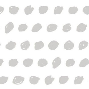small dots in stripes – grey