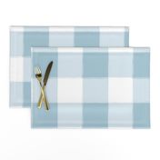 Large Light Blue Buffalo Check Gingham