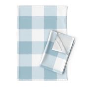 Large Light Blue Buffalo Check Gingham