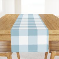 Large Light Blue Buffalo Check Gingham