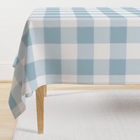 Large Light Blue Buffalo Check Gingham