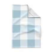 Large Light Blue Buffalo Check Gingham