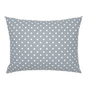 Grey Mist and White Polka Dots