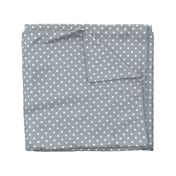 Grey Mist and White Polka Dots