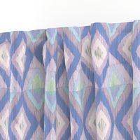 Ikat Diamonds in Blue Violets