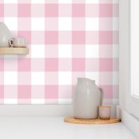 Large Azalea Pink Buffalo Check Gingham