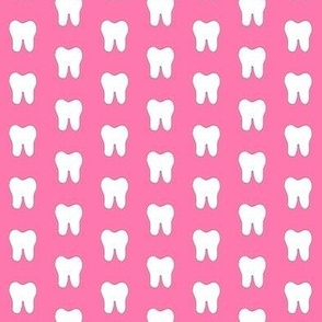 Simple Tooth Standing at Attention / Pink 