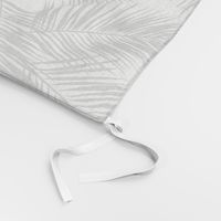 palm leaves - gray on white, small. silhuettes tropical forest gray white hot summer palm plant tree leaves fabric wallpaper giftwrap