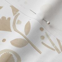 Coffee Papercut Florals