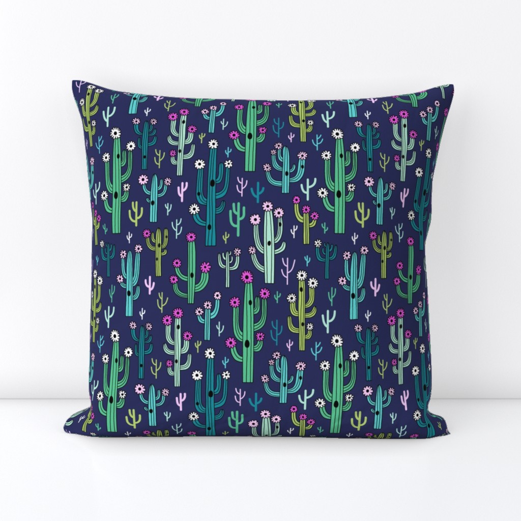 arizona cactus - navy