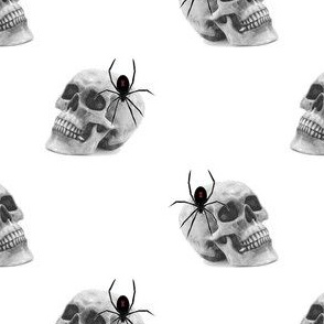 skull and spider small