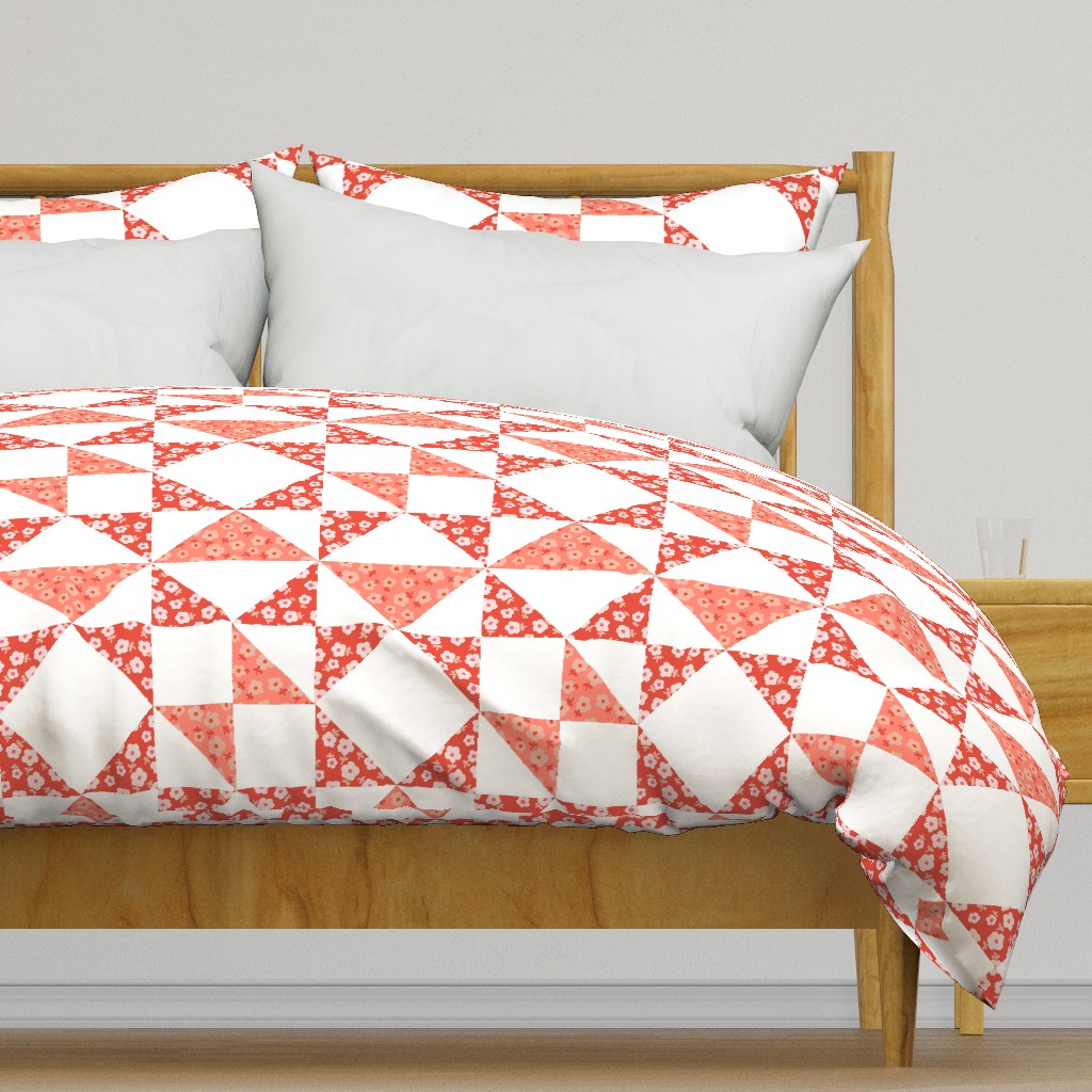 Vermillion Calico Patchwork