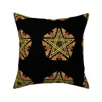 Celtic Bat Star on Black