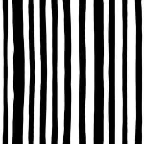 Black and white summer stripe