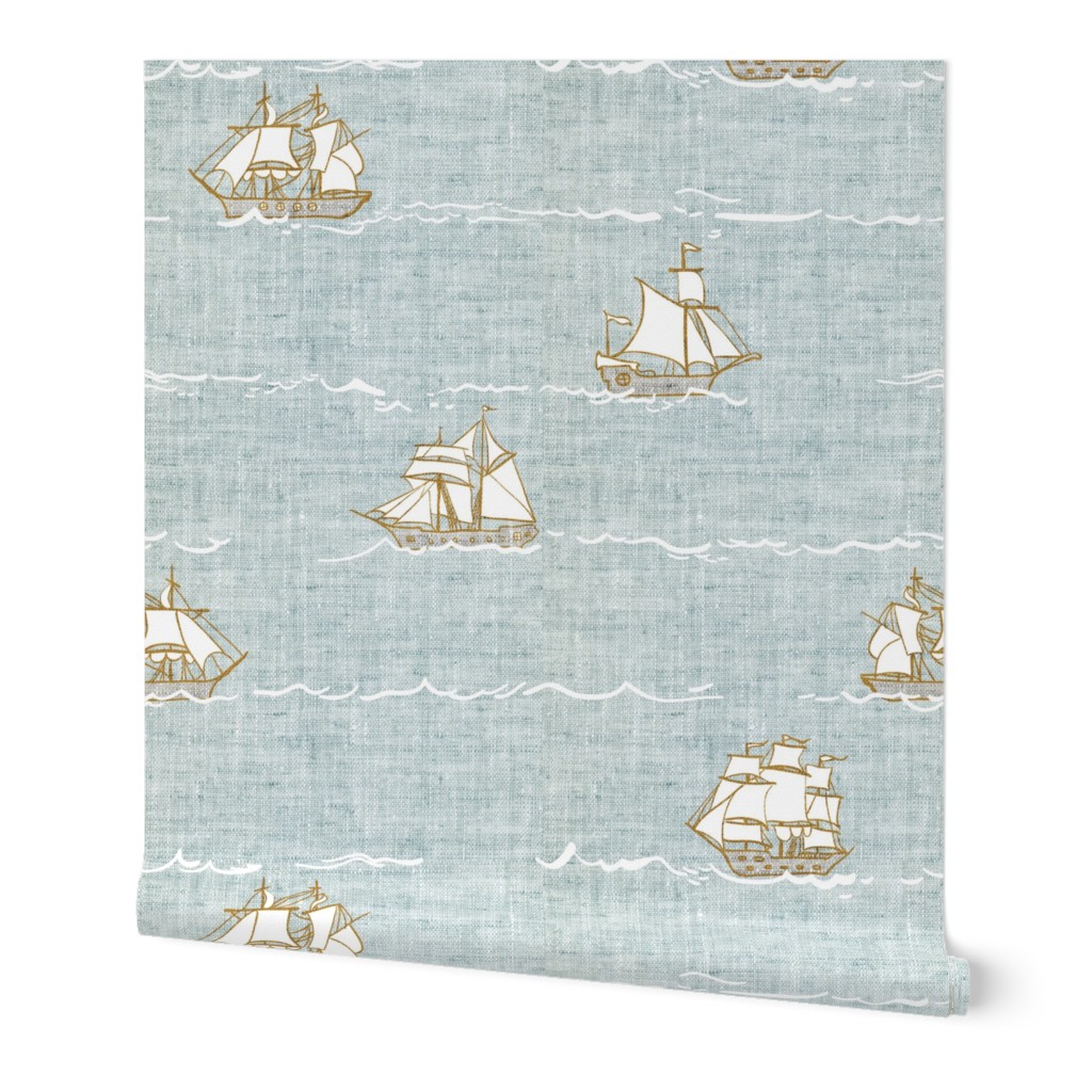 Fable Fleet (blue linen)