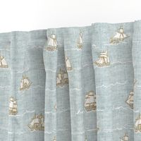 Fable Fleet (blue linen)