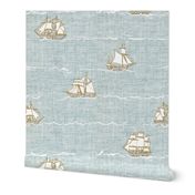 Fable Fleet (blue linen)