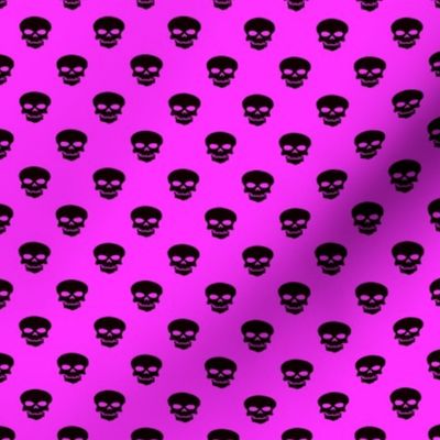 Skulls on Hot Pink