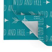 Wild and Free Arrows - Teal