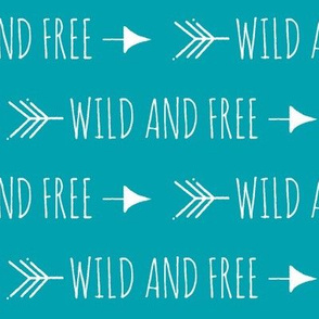 Wild and Free Arrows - Teal