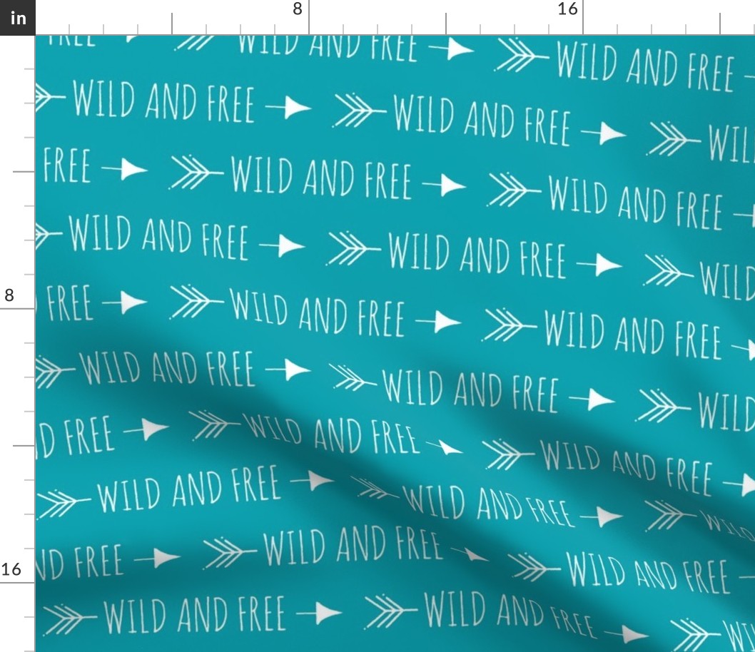 Wild and Free Arrows - Teal