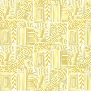Abstract fields // golden yellow