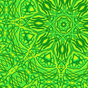 brush_strokes_shades_of_green_kaleidoscope_pattern