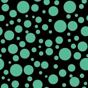 Ladybird Colour Spot - Aqua Skies on Black