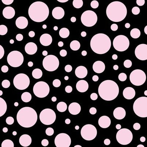 Ladybird Colour Spot - Pink Skies on Black