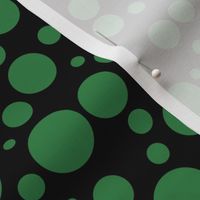 Ladybird Colour Spot - Stem Green on Black