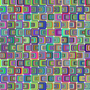 Bright Psychedelic Squares