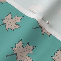 Maple_leaf-1inch-tan-med-BLUEGREEN-175