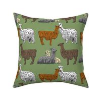 love_llamas_olive_green_8x8_light