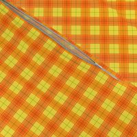 Orange Halloween Plaid Smaller