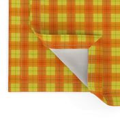 Orange Halloween Plaid Smaller