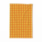 Orange Halloween Plaid Smaller