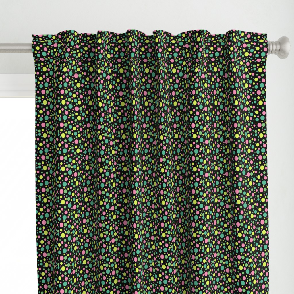 Ladybird Multi-Colour Spot - Black Small