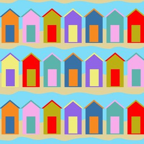 Beach huts