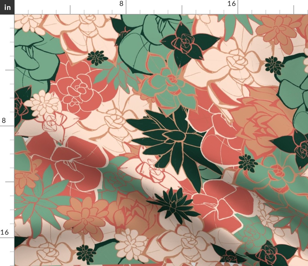 Succulent Limited Color Pattern 
